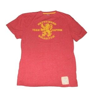 Harry Potter Gryffindor Quidditch Team Captain T-Shirt Kid's L Univeral Studios